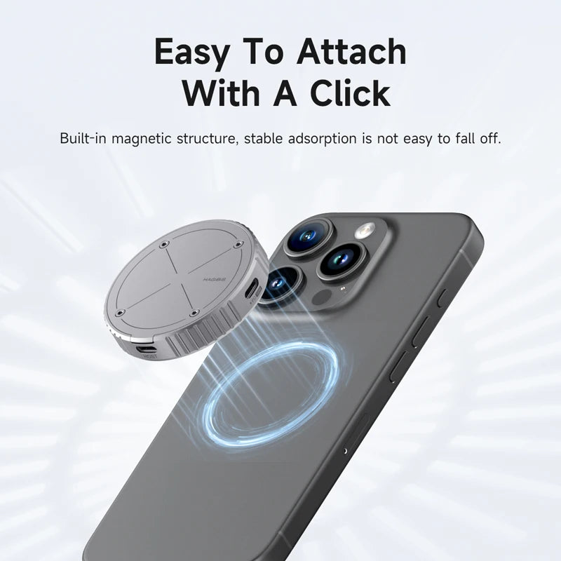 Magnetic M.2 2230 Nvme SSD Enclosure Magsafe SSD Case USB C 3.2 Gen2 to Nvme PCI-E for Iphone 16 Pro Max Prores Macbook