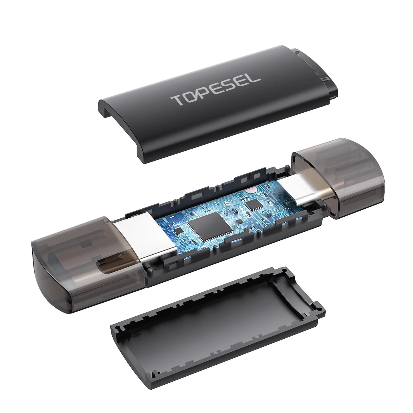 2 Pack USB 3.0 Flash Drive 64GB Type C OTG Memory Stick Thumb Drive Fits for Android Phone