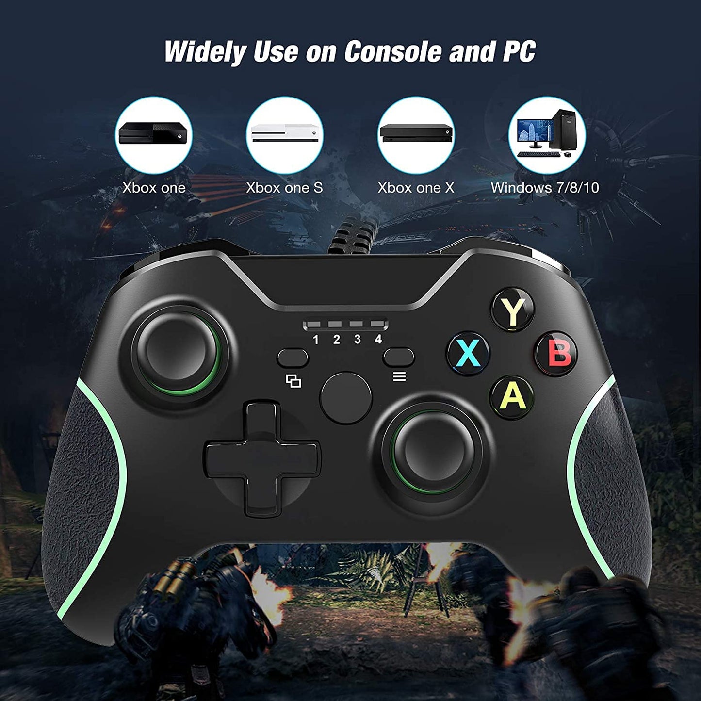 Controller for Xbox 1, Wired Controller for Xbox One Game Controller for Xbox